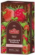 Hyson Strawberry & Raspberry, černý čaj (20 sáčků) - Čaj