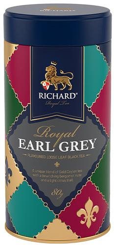 RICHARD Royal Earl Grey 80g PLECH (loose black tea) - Tea - Main image