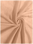 Kaptan Sheet Jersey TOP 90 × 200 cm, apricot - Bedsheet