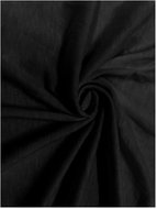 Kaptan Sheet Jersey TOP 90 × 200 cm, black - Bedsheet