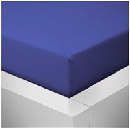 Chanar Prestieradlo Jersey Standard 90 × 200 cm tmavo modré - Plachta na posteľ