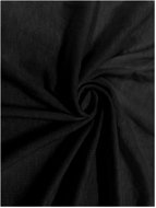 CHANAR Prostěradlo Jersey STANDARD 180 × 200 cm, černé - Prostěradlo