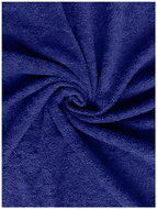 Kaptan Prostěradlo Froté TOP 90 × 200 cm, tmavě modré - Bedsheet