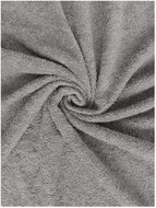 Kaptan Terry sheet TOP 90 × 200 cm, light grey - Bedsheet
