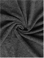 Kaptan Prostěradlo Froté TOP 90 × 200 cm, černé - Bedsheet