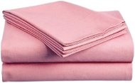 Chanar bavlnená plachta na posteľ – Plachta Ružová - Plachta na posteľ