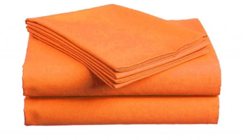 Kaptan Cotton Sheet - Sheet orange - Bedsheet - Main image