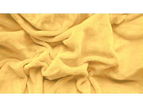 Kaptan microfleece sheet - Yellow 90x200 cm - Bedsheet - Main image