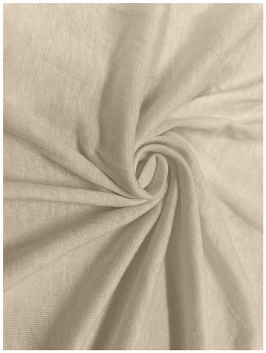 Kaptan jersey crib sheet - 60x120 cream - Bedsheet - Main image