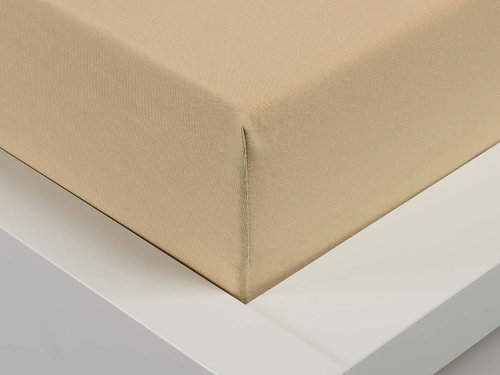 Kaptan Jersey Top Sheet 120x200 cm beige - Bedsheet - Main image