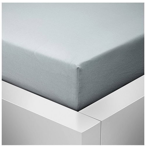Kaptan Jersey Top Sheet 140x200 cm light grey - Bedsheet - Main image
