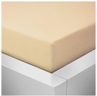 Kaptan Jersey Top Sheet 140x200 cm cream - Bedsheet