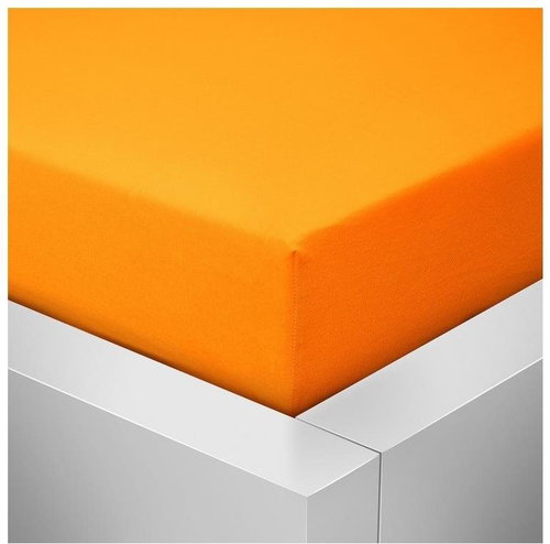 Kaptan Jersey Top Sheet 140x200 cm orange - Bedsheet - Main image