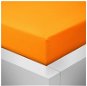 Plachta na posteľ Chanar plachta na posteľ Jersey Top 140 × 200 cm oranžová - Prostěradlo