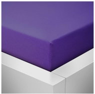 Kaptan Jersey Top Sheet 140x200 cm dark purple - Bedsheet