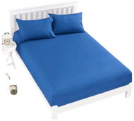 Kaptan Jersey Top Sheet 160x200 cm dark blue - Bedsheet