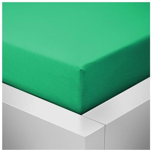Kaptan sheet Jersey Top 180x200 cm dark green - Bedsheet - Main image