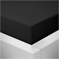 Kaptan Jersey Top Sheet 220x200 cm black - Bedsheet