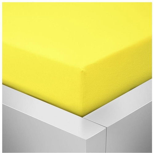 Kaptan Jersey Top Sheet 220x200 cm yellow - Bedsheet - Main image