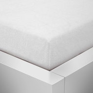 Kaptan Terry Top Sheet 90x200cm white - Bedsheet