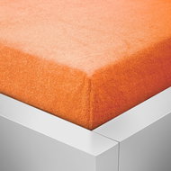Kaptan Sheet Terry Top 90x200cm orange - Bedsheet