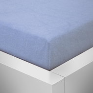 Kaptan Sheet Terry Top 90x200cm sky blue - Bedsheet