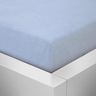 Kaptan Sheet Terry Top 90x200cm ice blue - Bedsheet