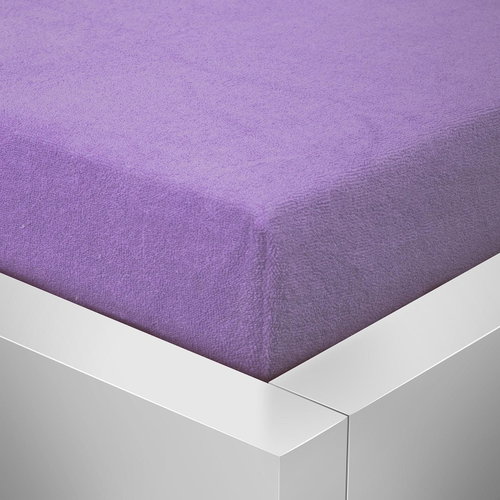 Kaptan sheet terry top 140x200 cm lilac - Bedsheet - Main image