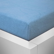 Kaptan Terry Top Sheet 140x200 cm light blue - Bedsheet