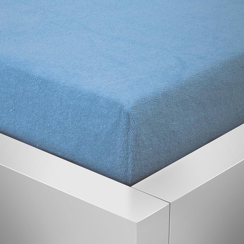 Kaptan Terry Top Sheet 140x200 cm light blue - Bedsheet - Main image