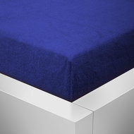 Kaptan sheet terry top 160x200 cm dark blue - Bedsheet