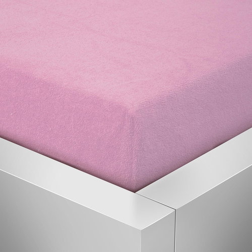 Kaptan Sheet Terry Top 180x200cm pink - Bedsheet - Main image
