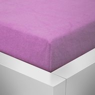 Kaptan sheet terry top 180x200cm violet viola - Bedsheet