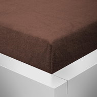 Kaptan Sheet Terry Top 220x200 cm dark brown - Bedsheet