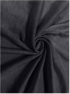Kaptan Jersey Lux sheet, 90 × 200 cm, dark grey - Bedsheet