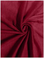 Kaptan Jersey Lux sheet, 90 × 200 cm, burgundy - Bedsheet