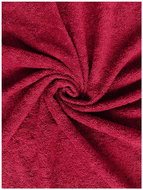 Kaptan Sheet Terry Lux, 90 × 200 cm, burgundy - Bedsheet