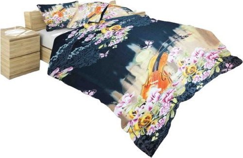 Kaptan Bed Linen 3D Violin - Bed Linen - Main image