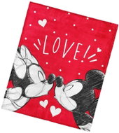 Kaptan Baby blanket Mickey and Minnie Mouse Love 130 × 160 cm - Blanket