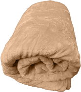 Kaptan Microflannel blanket 150 × 200 cm, beige - Blanket