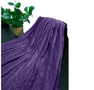 Kaptan Microflannel blanket 150 × 200 cm, dark purple - Blanket