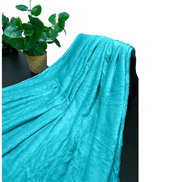 Kaptan Microflannel blanket 150 × 200 cm, turquoise - Blanket