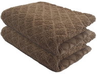 Kaptan Baby towel Káro 40 × 60 cm, light brown - Towel