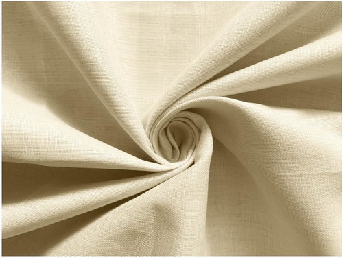 Kaptan Cotton sheet Sheet 140 × 240 cm, beige - Bedsheet - Main image