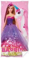 Kaptan Dětská osuška Barbie a Jednorožec - Bath Towel