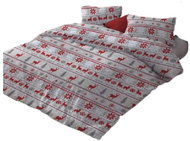 Kaptan Cotton bed linen Christmas reindeer 140 × 200, 70 × 90 cm - Bed Linen
