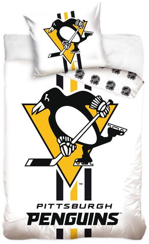 Kaptan Hockey linen NHL Pittsburgh Penguins White - Bed Linen - Main image