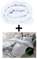 Kaptan Peach Set Duvet cover + Cotton bedding 140 × 200 cm - Duvet 