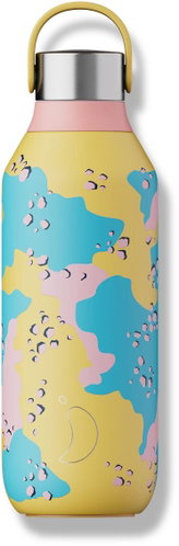 Chilly's Bottles Thermal Bottle Desert Camo yellow 500ml, Studio/Series 2 edition - Thermos - Main image