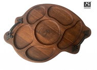 Chefs Soul SHRUTEE Dubový servírovací tác 62 × 42 cm - Podnos
